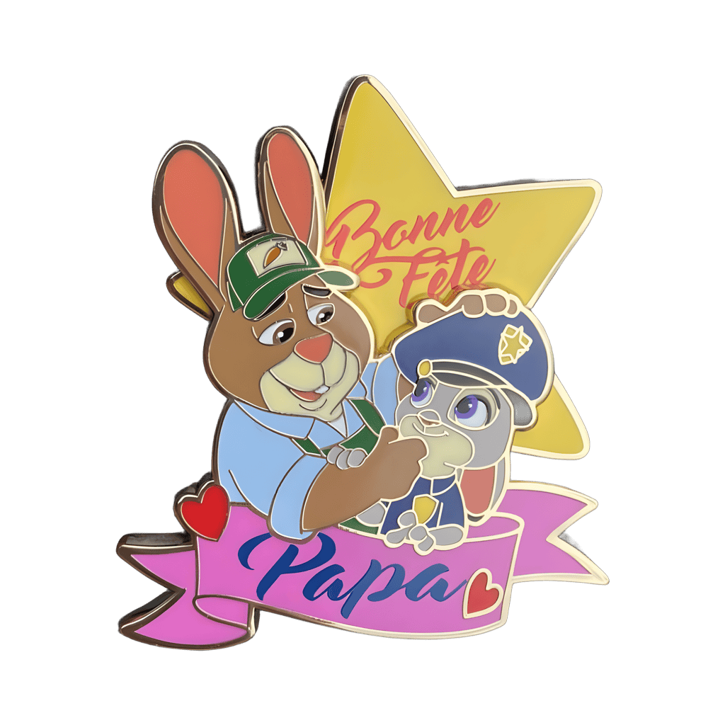 2024 Bonne Fête Papa - Young Judy Hopps & Dad Disney pin