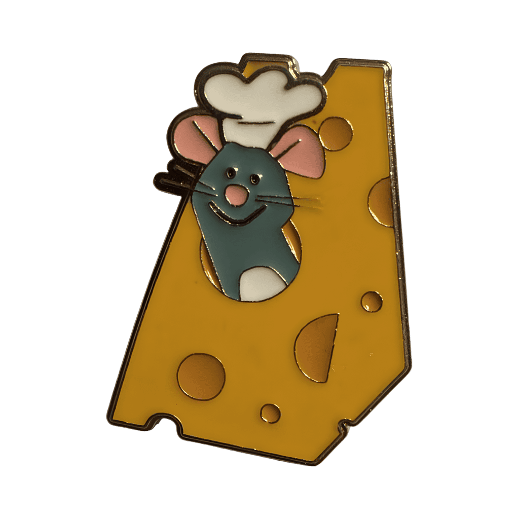 Remy in Cheese Wedge Disney pin