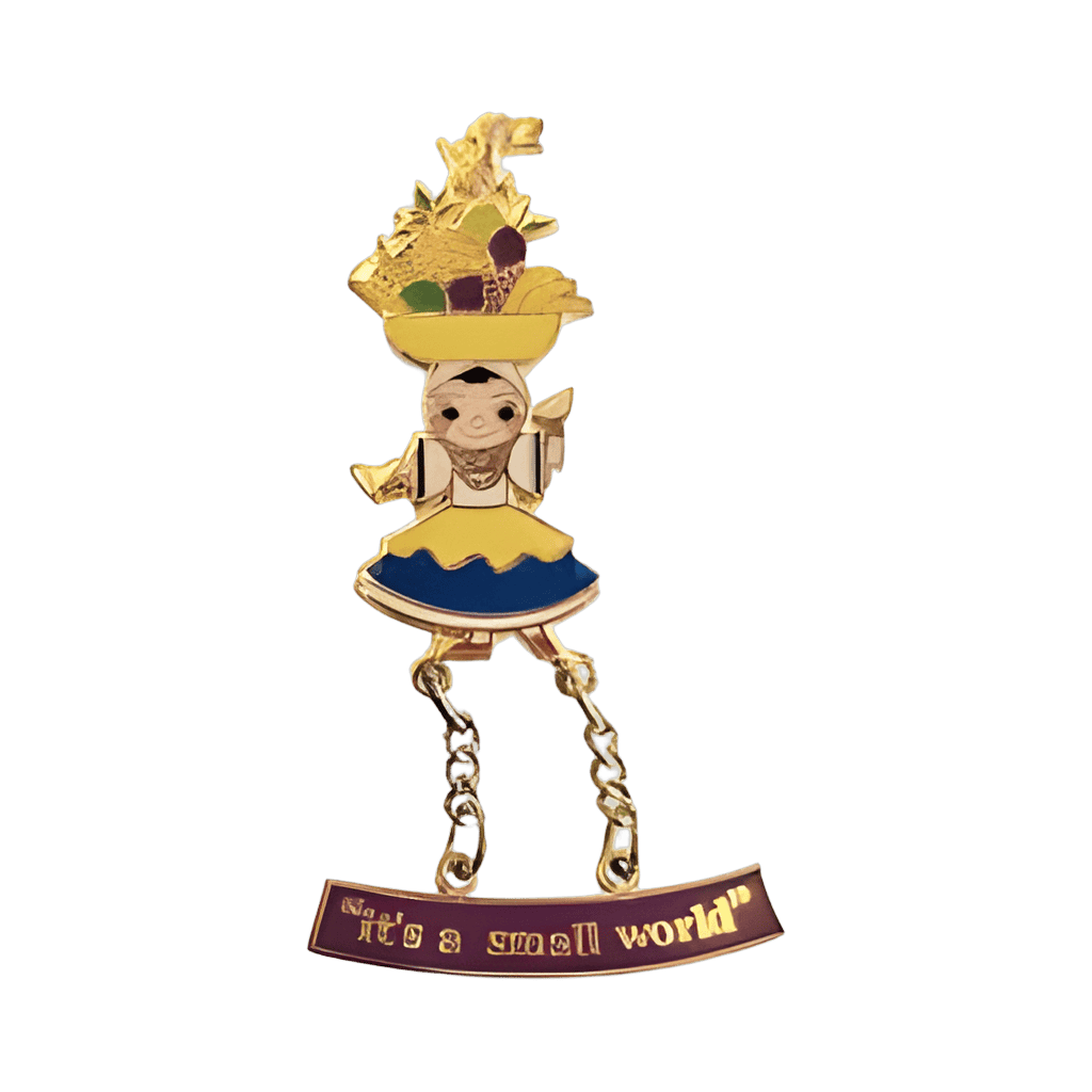 South America with fruit hat Disney pin