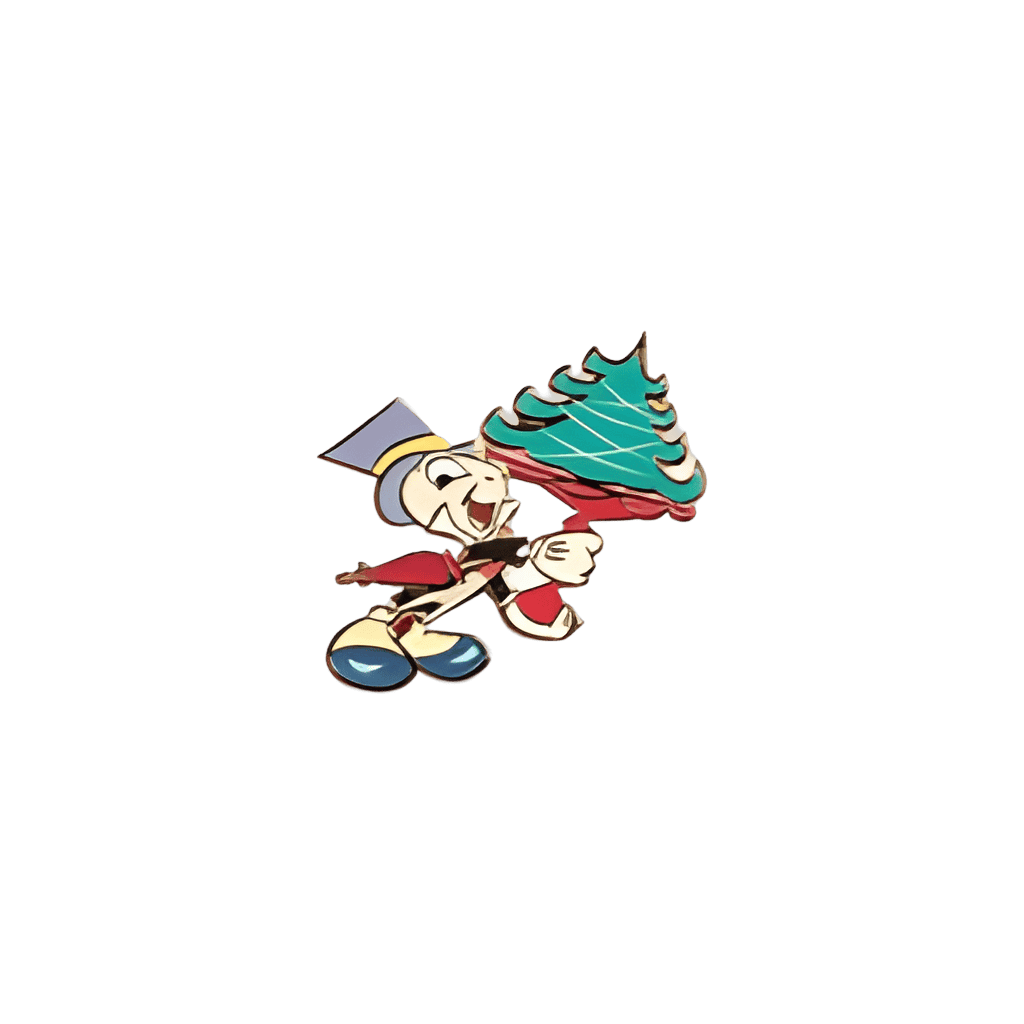 Days 21 Through 24 Pin Set - Jiminy Cricket with Christmas Tree Disney pin