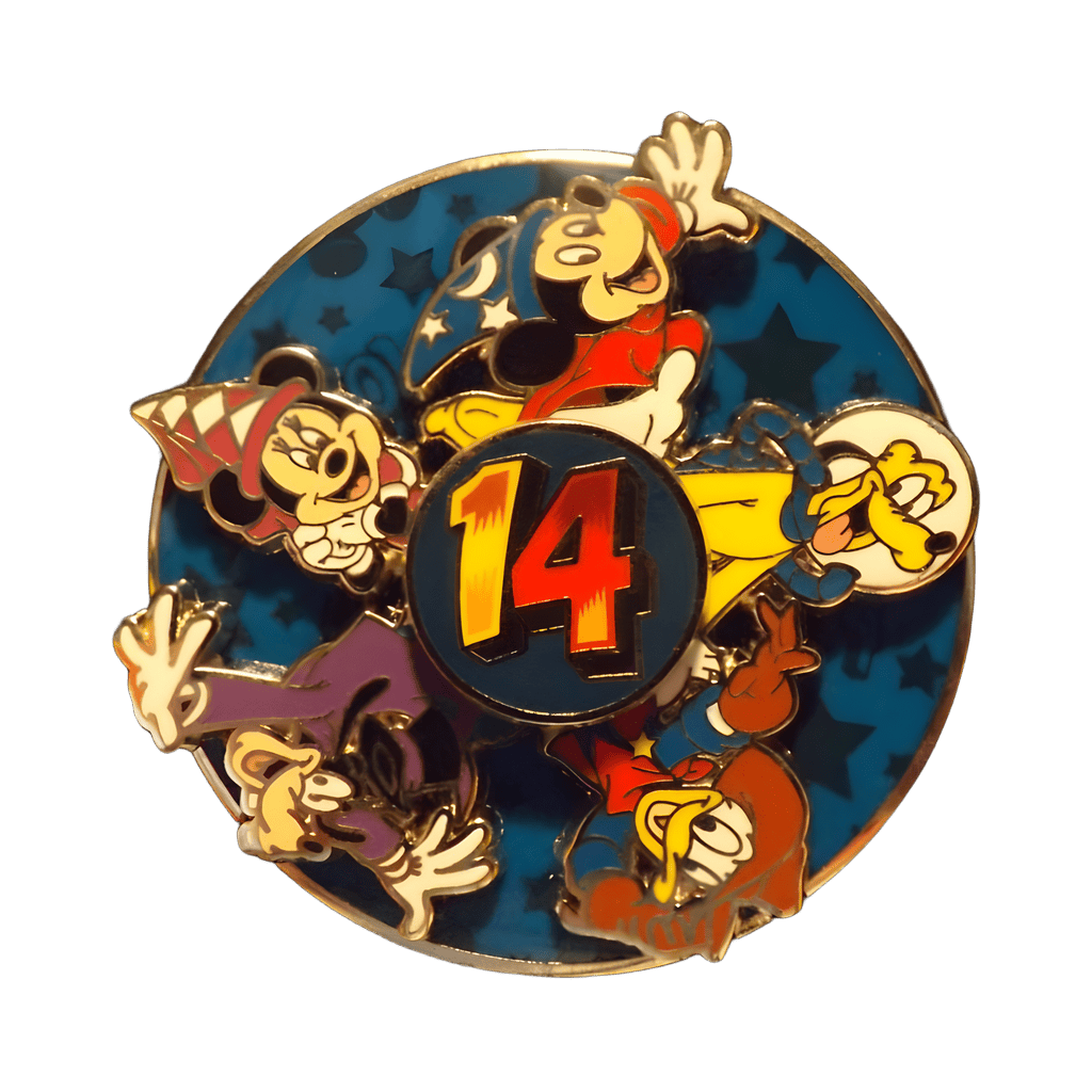 Fab 5 in Costume Spinner Disney pin