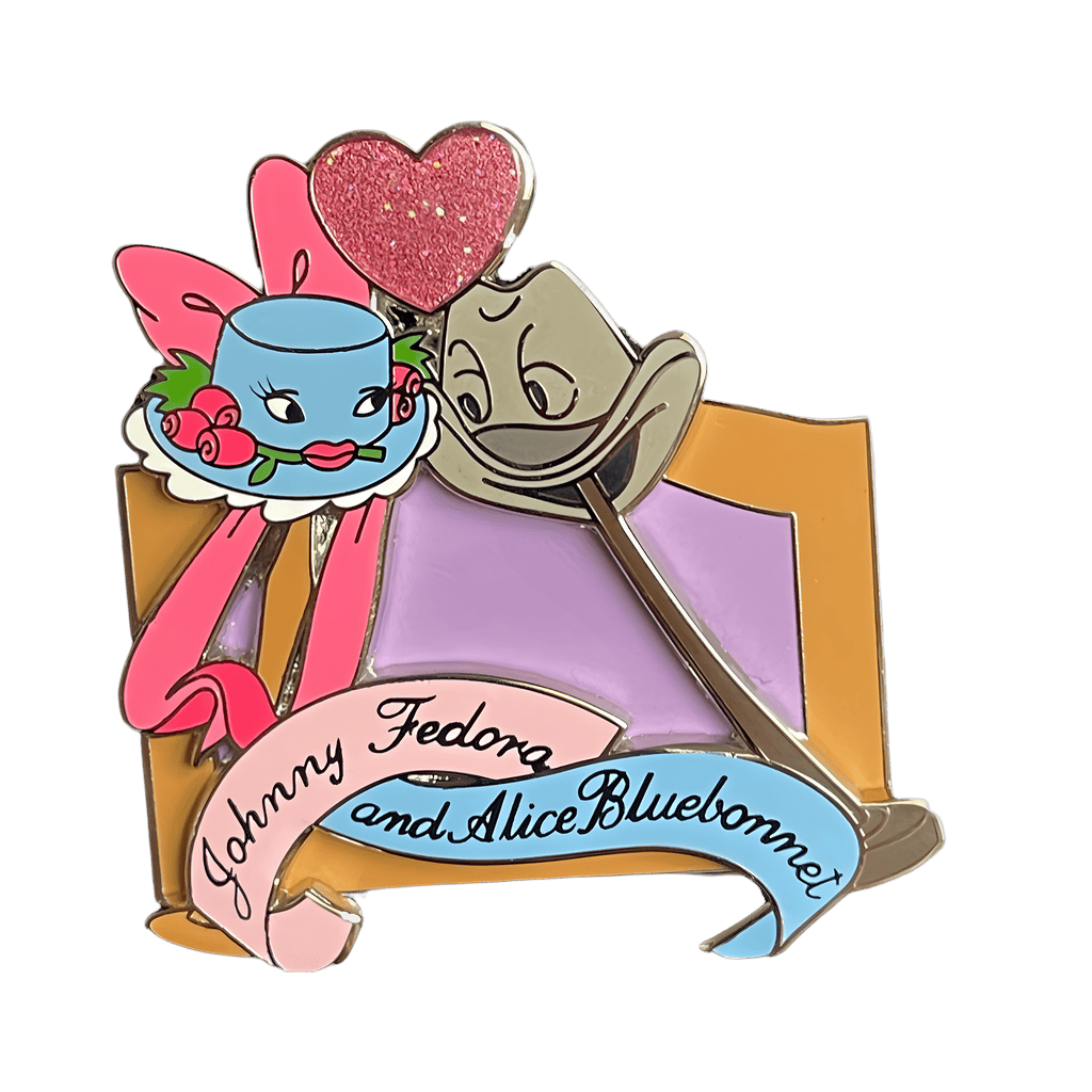 Johnny Fedora and Alice Bluebonnet Disney pin