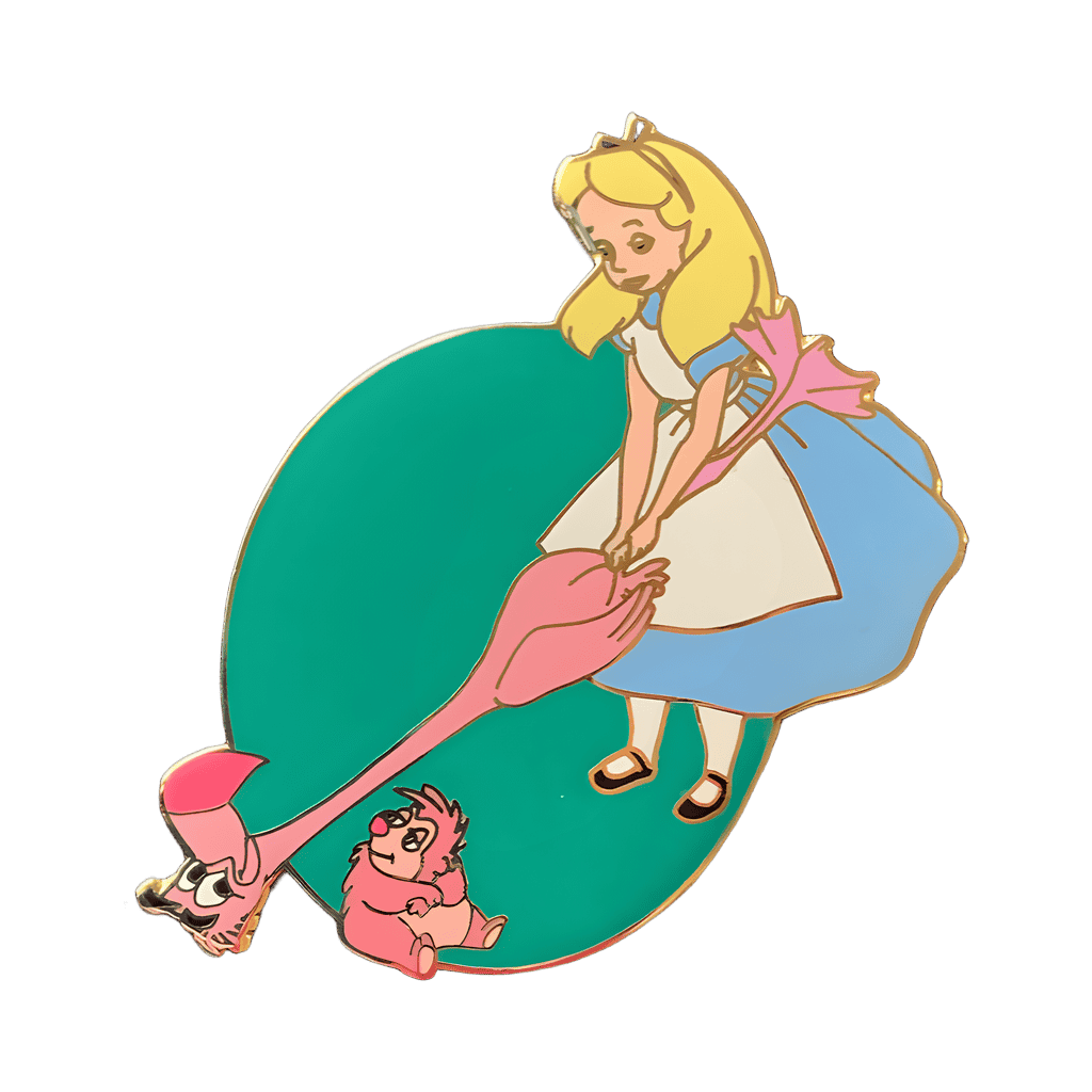 Alice Playing Croquet Disney pin