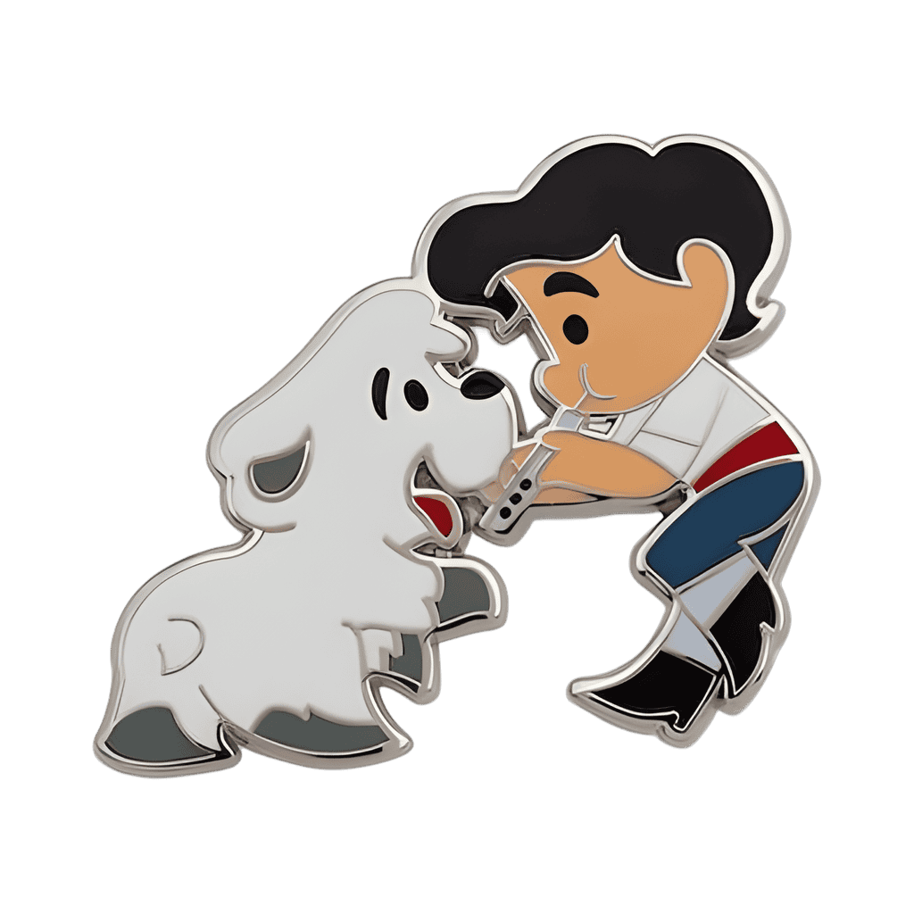 Eric and Max Disney pin