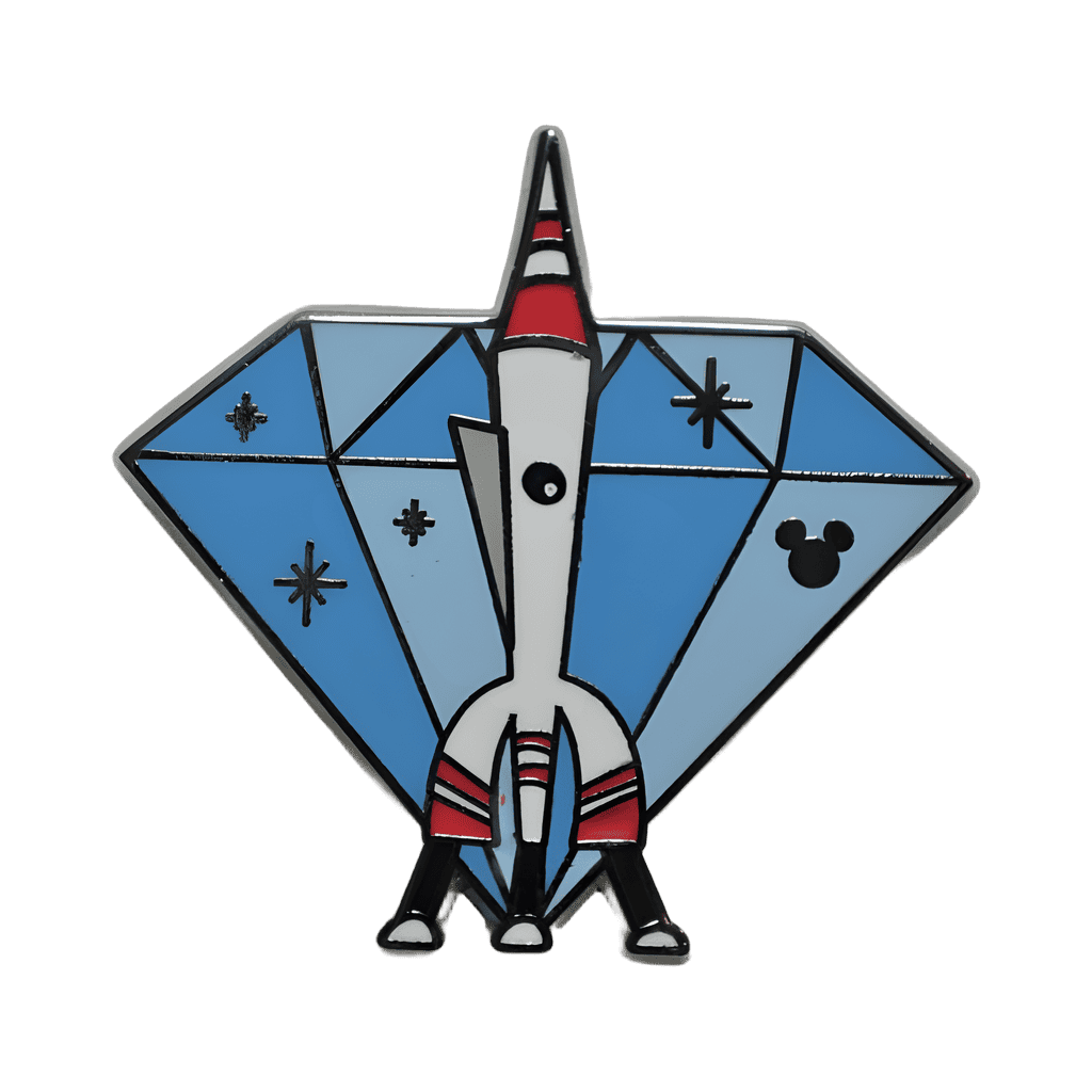 Rocket to the Moon Disney pin