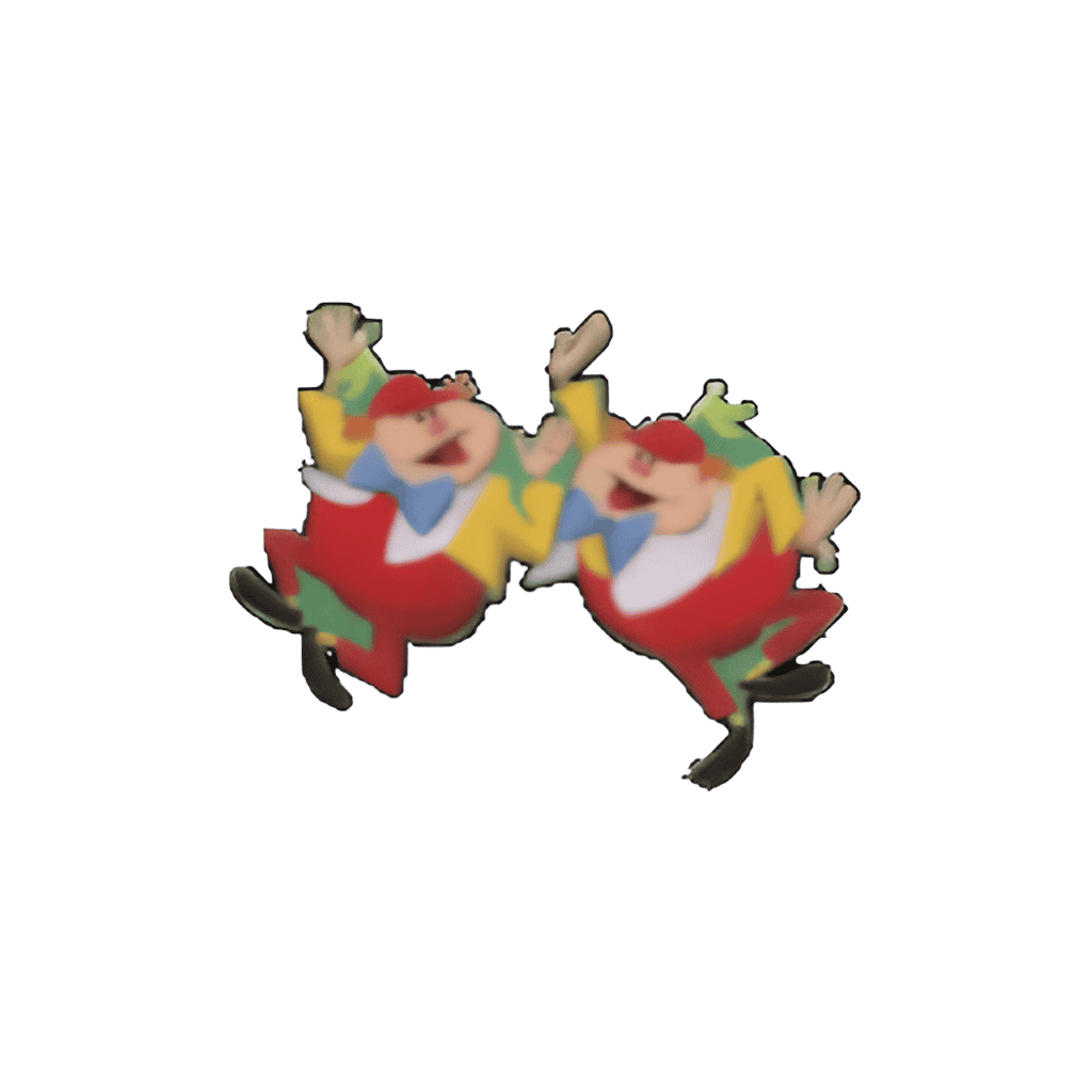 Alice in Wonderland Map Set - Tweedledee and Tweedledum Disney pin