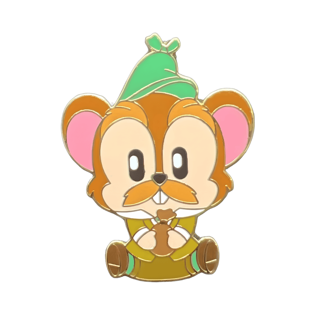 Ratty as Charity Worker Disney pin