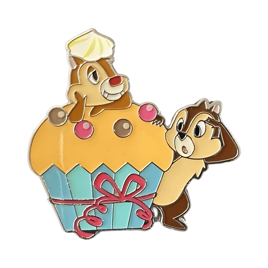 Chip and Dale - Cupcake Disney pin