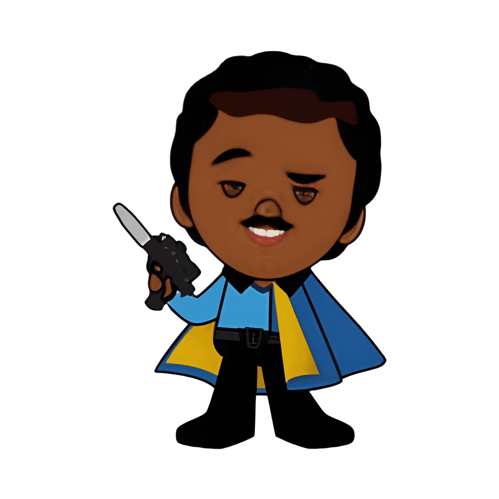 Sponsor Exclusive (Stance) — Lando Calrissian Disney pin
