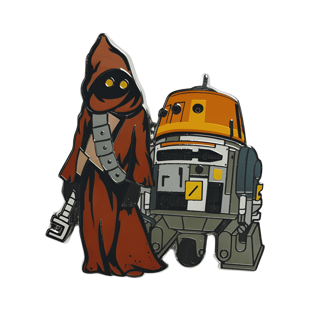 Jawa and C1-10P Disney pin