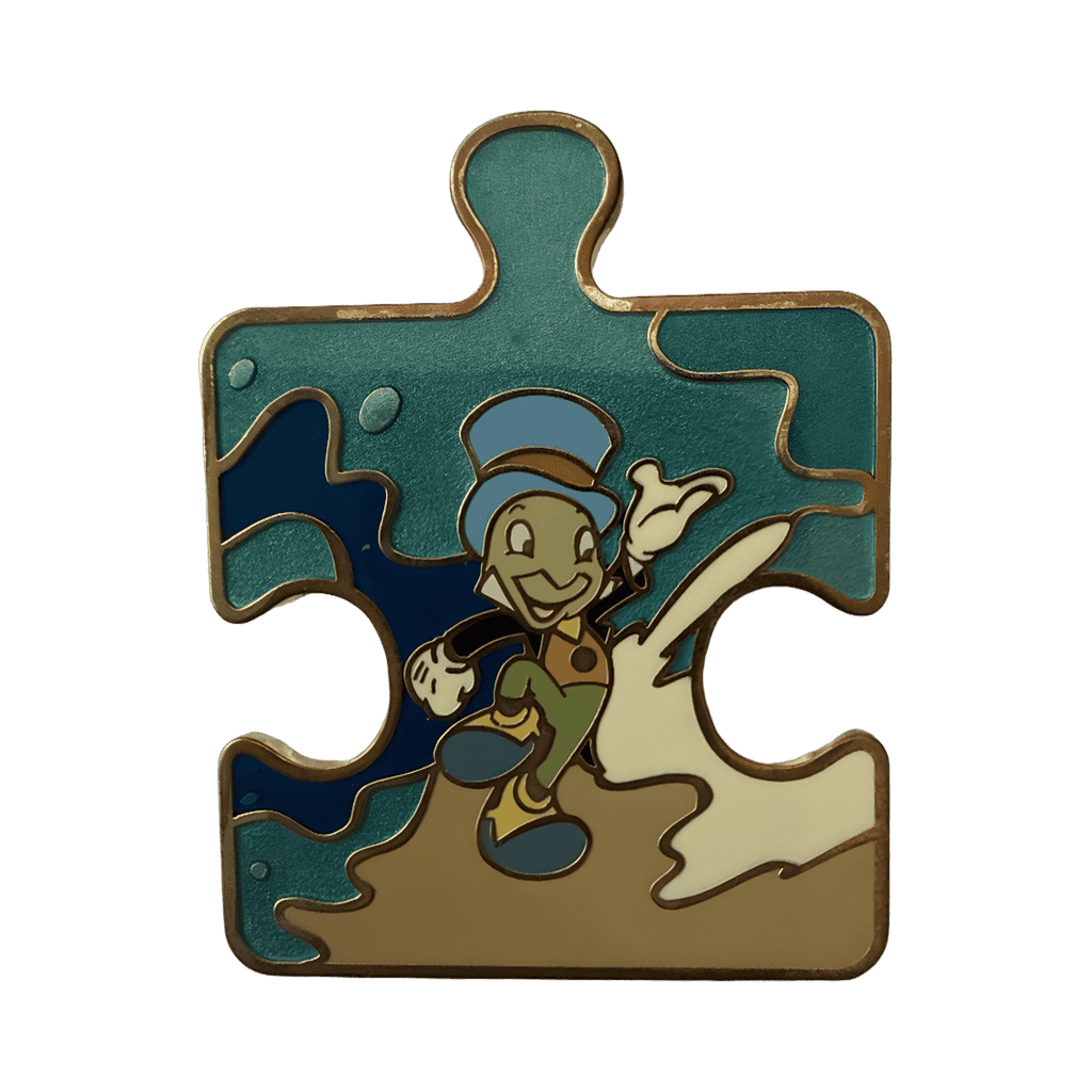 Jiminy Puzzle Piece Disney pin