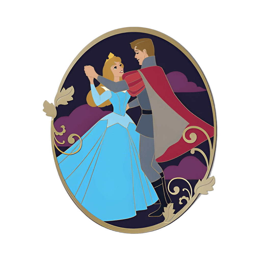 Aurora and Phillip Dancing Disney pin