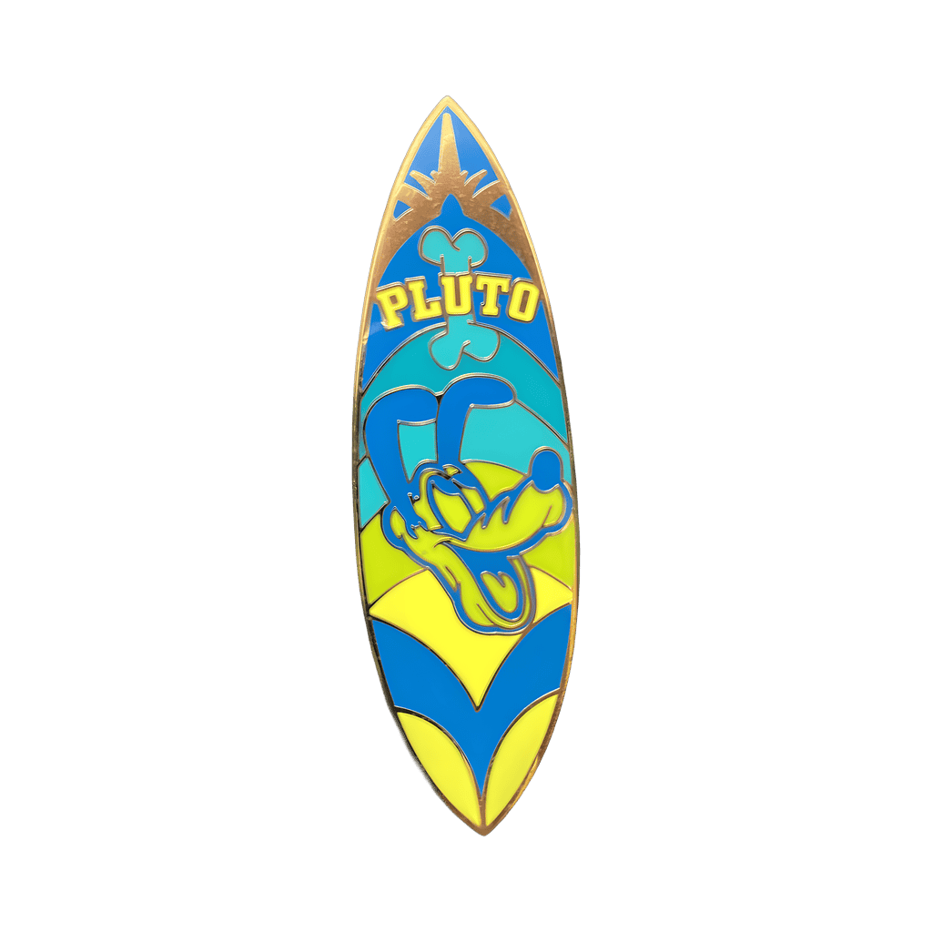Pluto Surfboard Disney pin