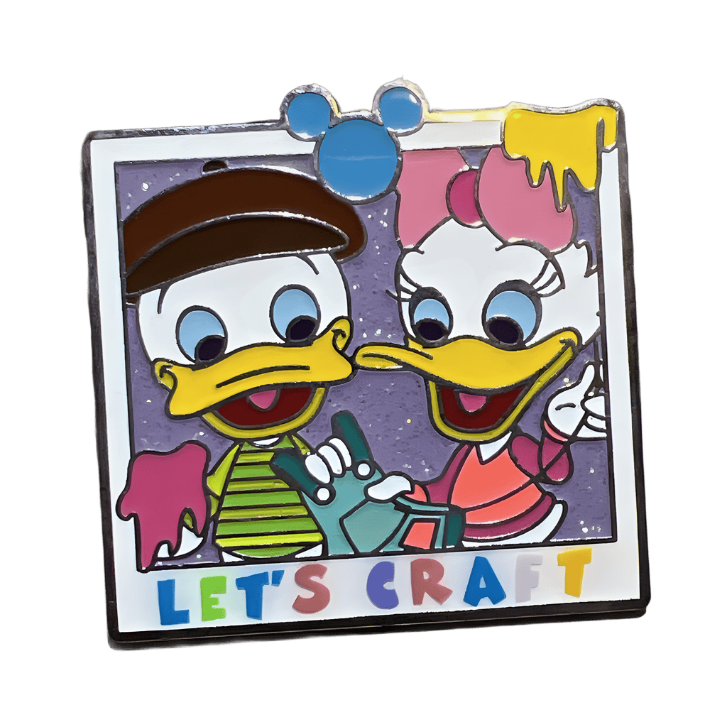 Donald and Daisy Blue Disney pin