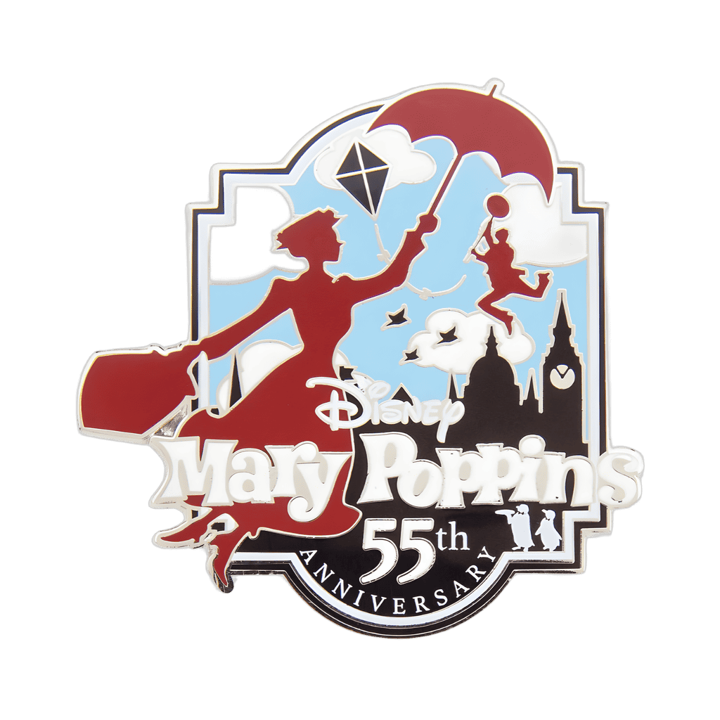 55th Anniversary - Mary and Bert Silhouettes Disney pin