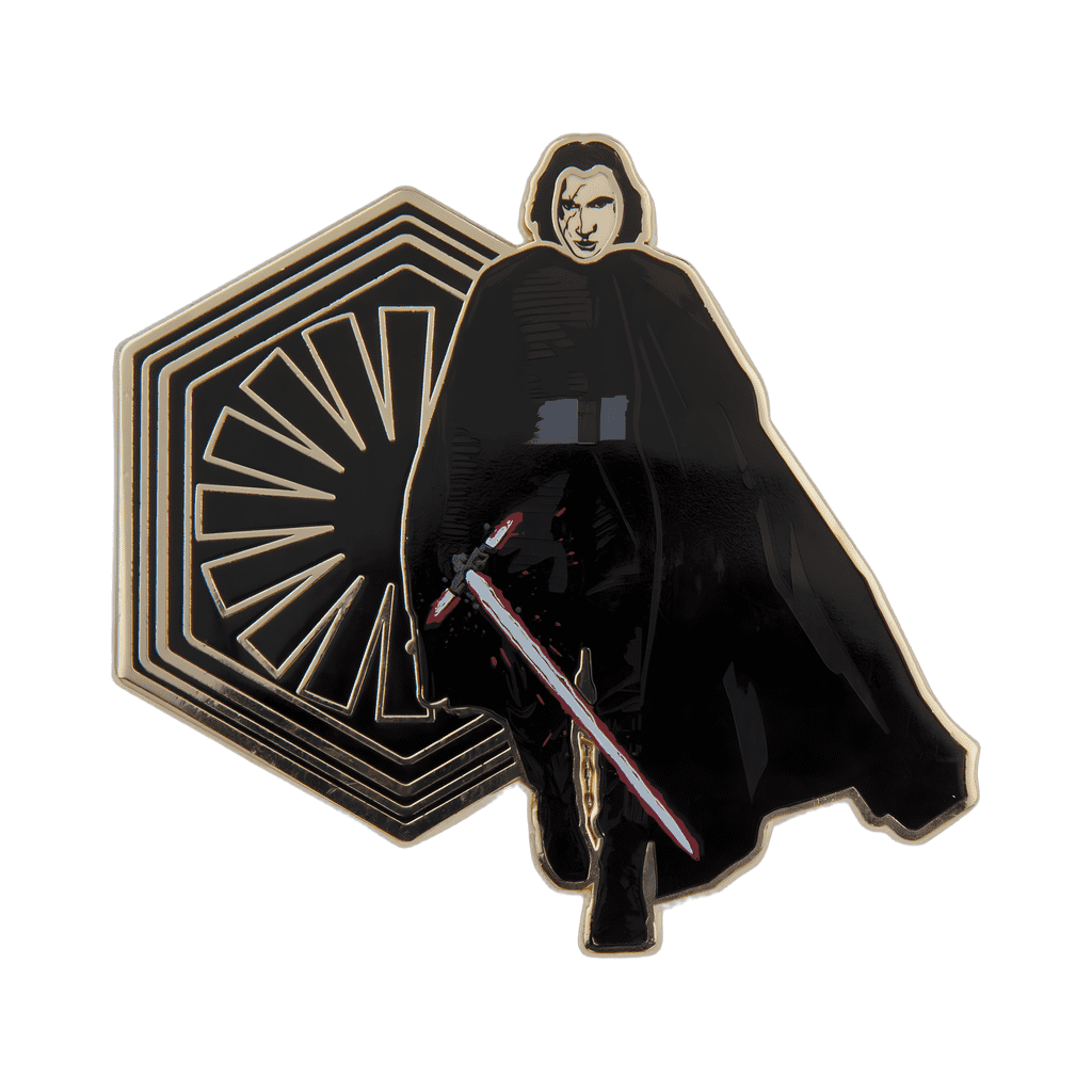 Kylo Ren Pin and Lithograph Disney pin