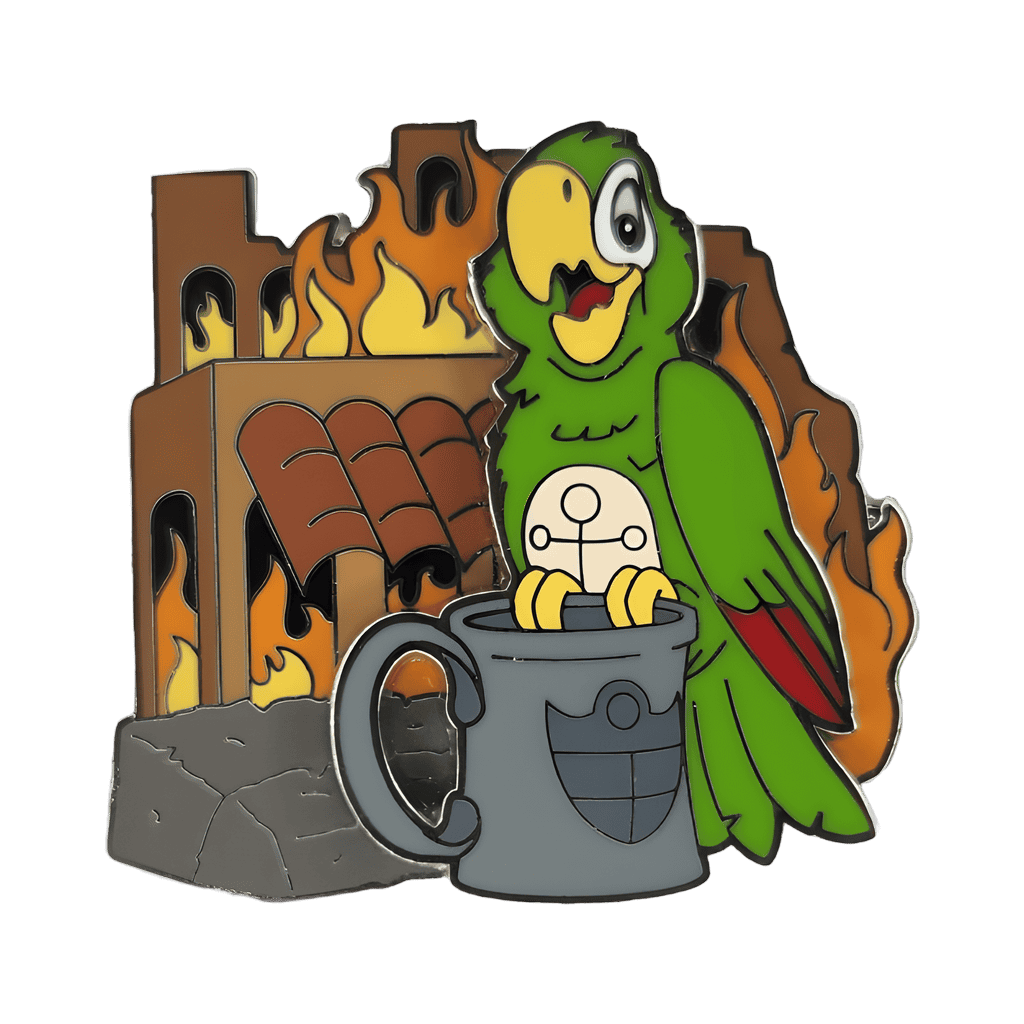 Pirates of the Caribbean - Tattooed Parrot Disney pin