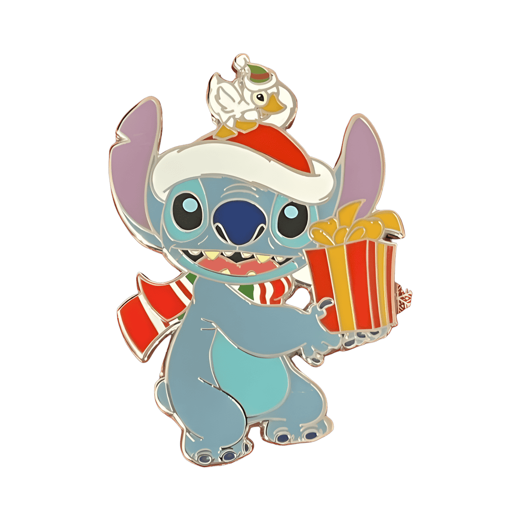 Christmas stitch Disney pin