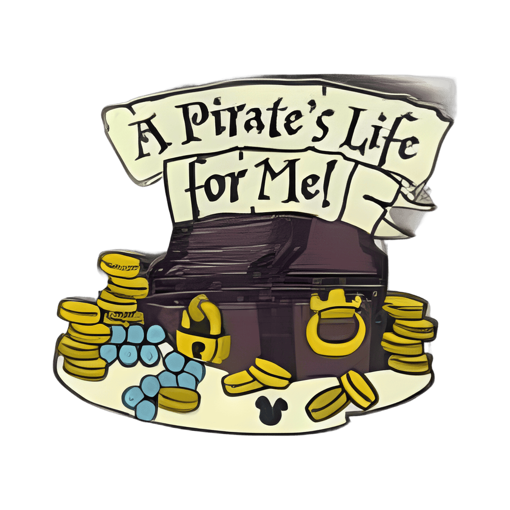 A Pirate's Life for Me! Disney pin