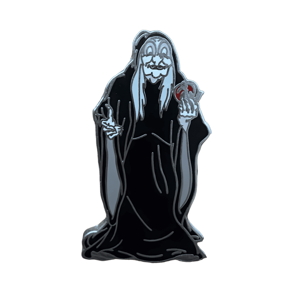 The Old Hag Holding an Apple Disney pin