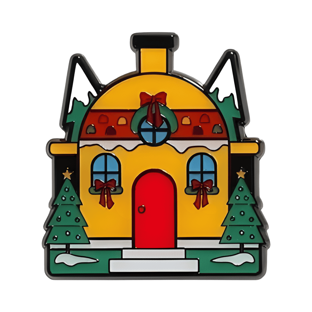 Pluto inspired house Disney pin