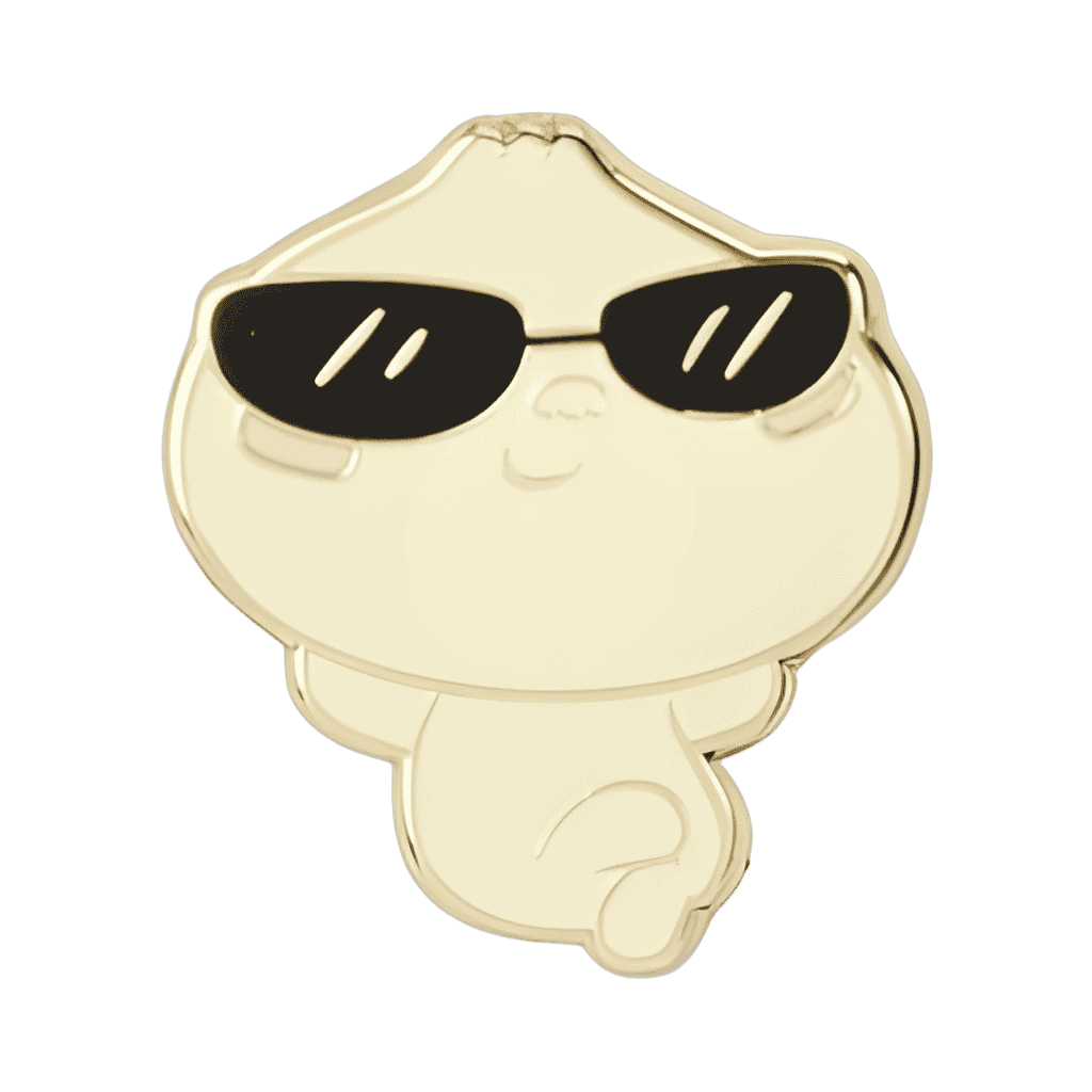 Dumpling wearing sunglasses Disney pin