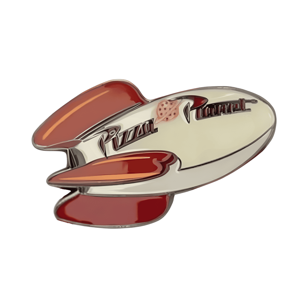 Pizza Planet Spaceship Rocket Disney pin