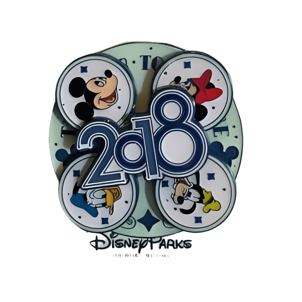 The Year to Be Here Spinner Disney pin