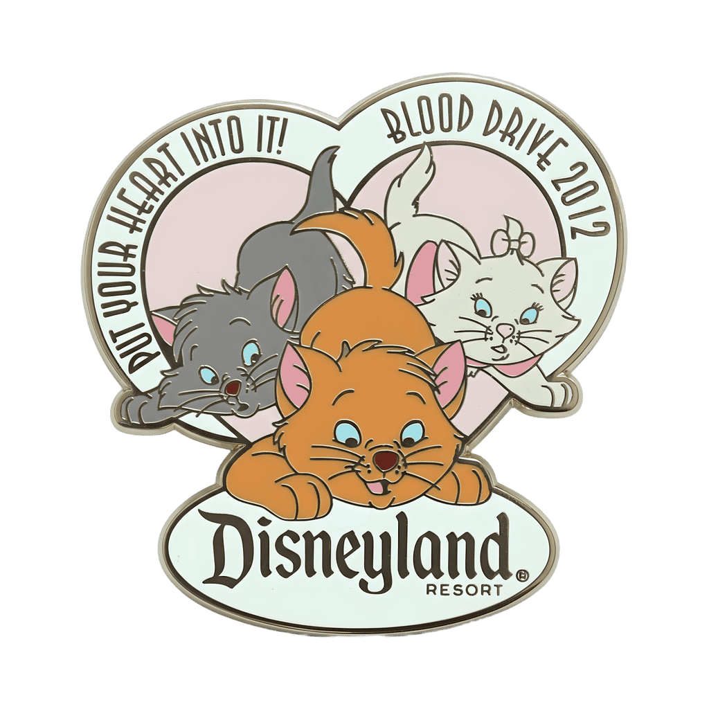 Aristocats (Berlioz, Toulouse, Marie) - 2012 Disney pin
