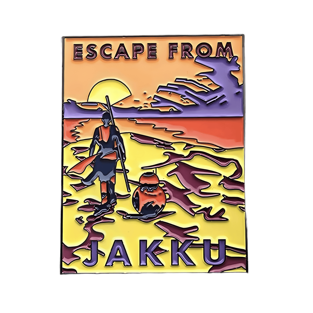Jakku Set - Escape from Jakku Poster Disney pin