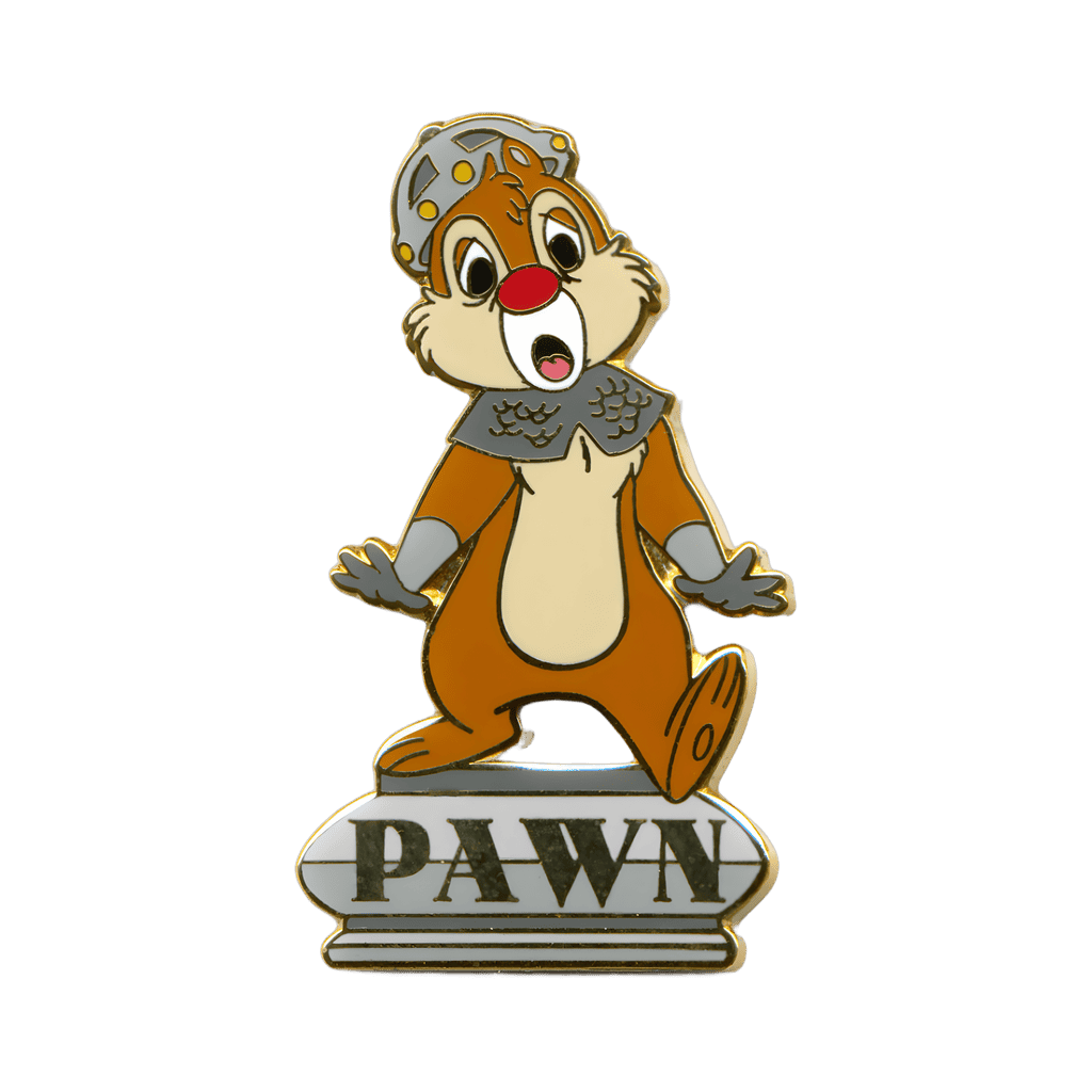 Dale - Silver Pawn #3 Disney pin
