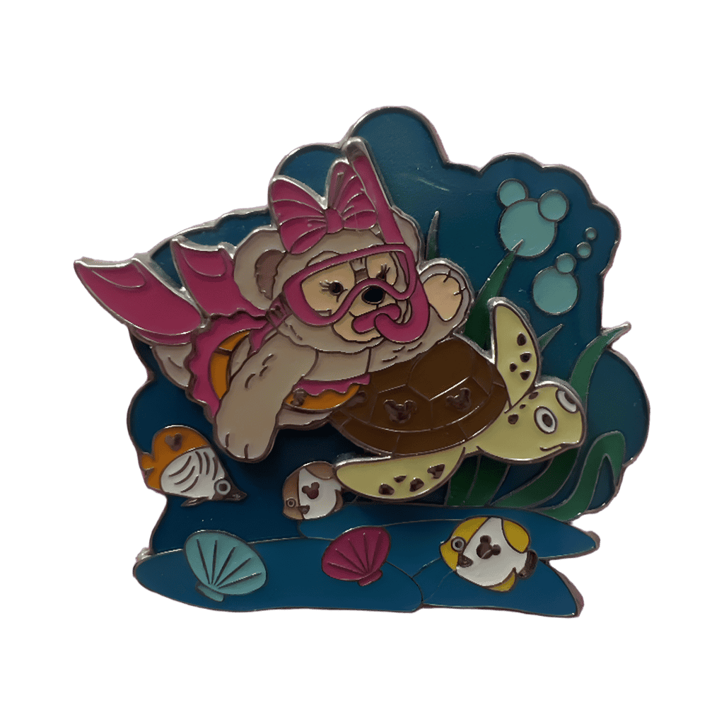 ShellieMay Snorkeling with turtle Disney pin