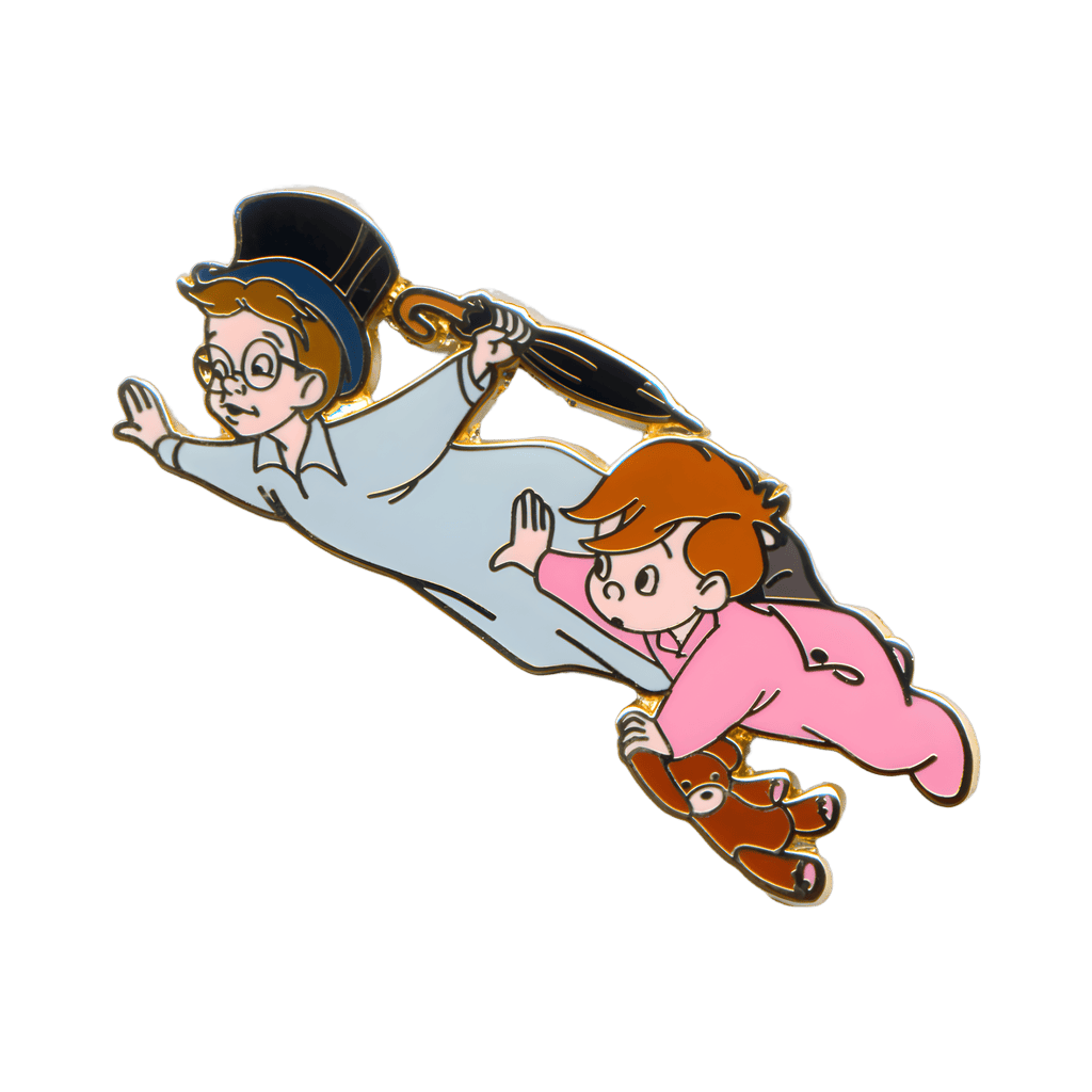 John & Michael Flying Disney pin