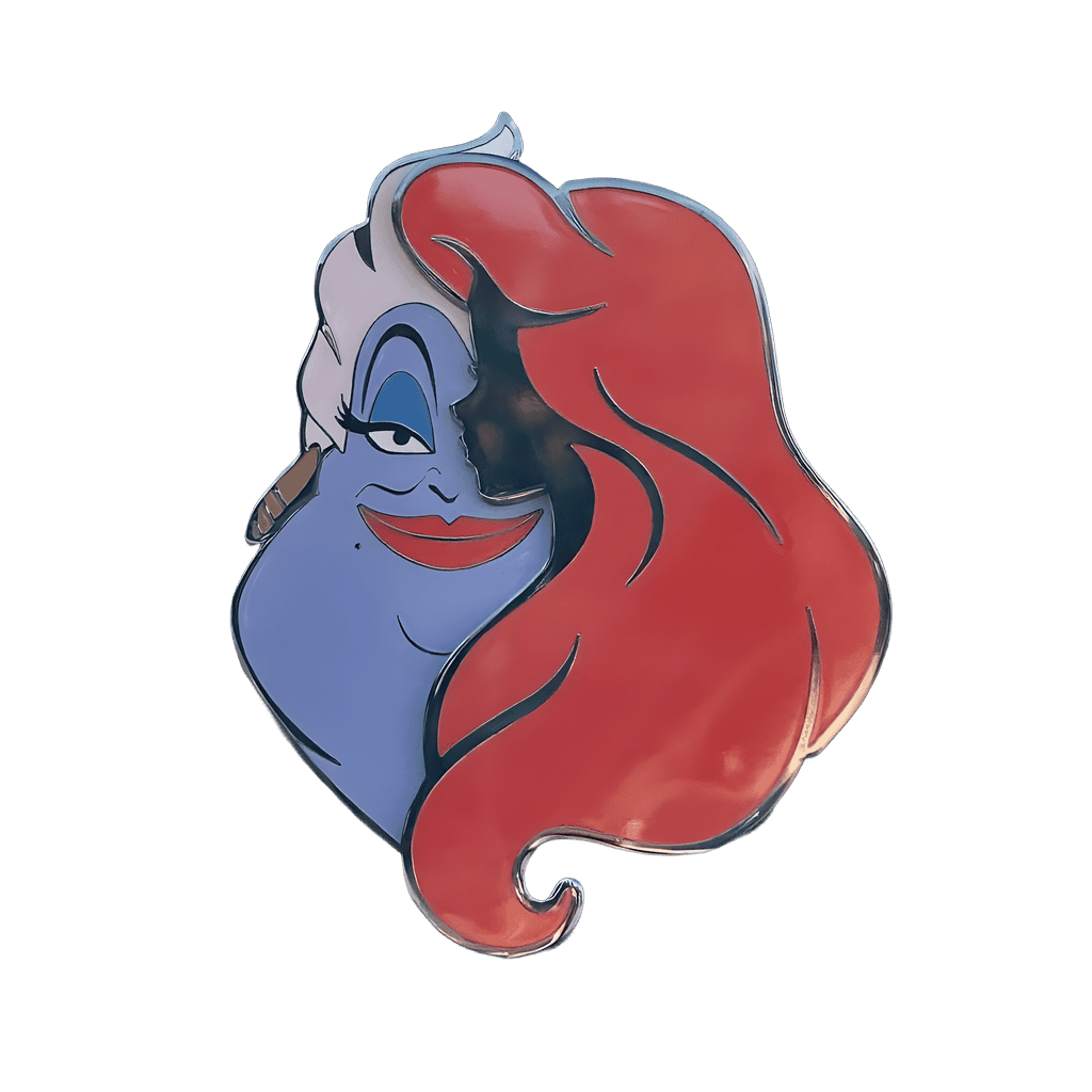 Ursula and Ariel Disney pin