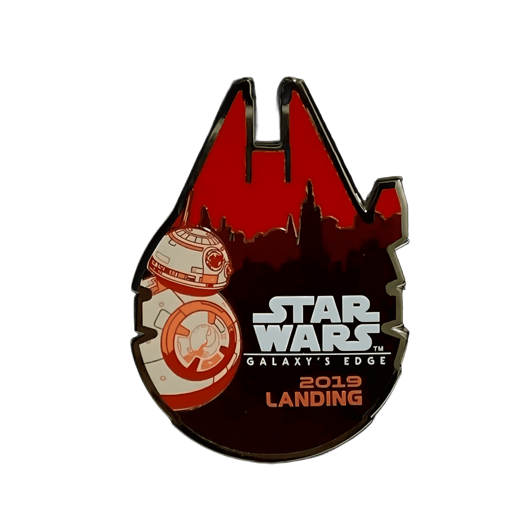 BB-8 and Millennium Falcon Jumbo Disney pin