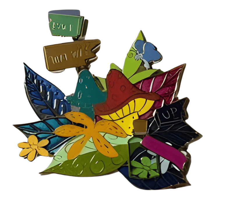 Alice in Wonderland Color Palette Disney pin