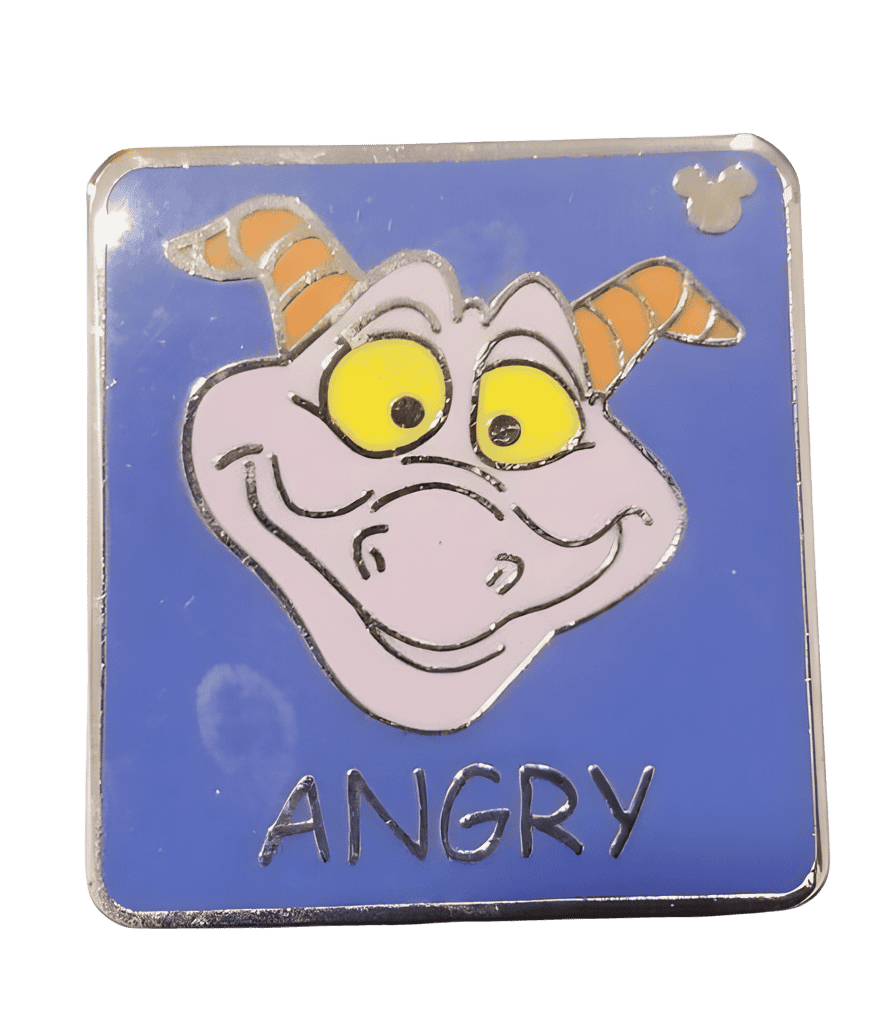 Figment Emotions Angry Disney pin