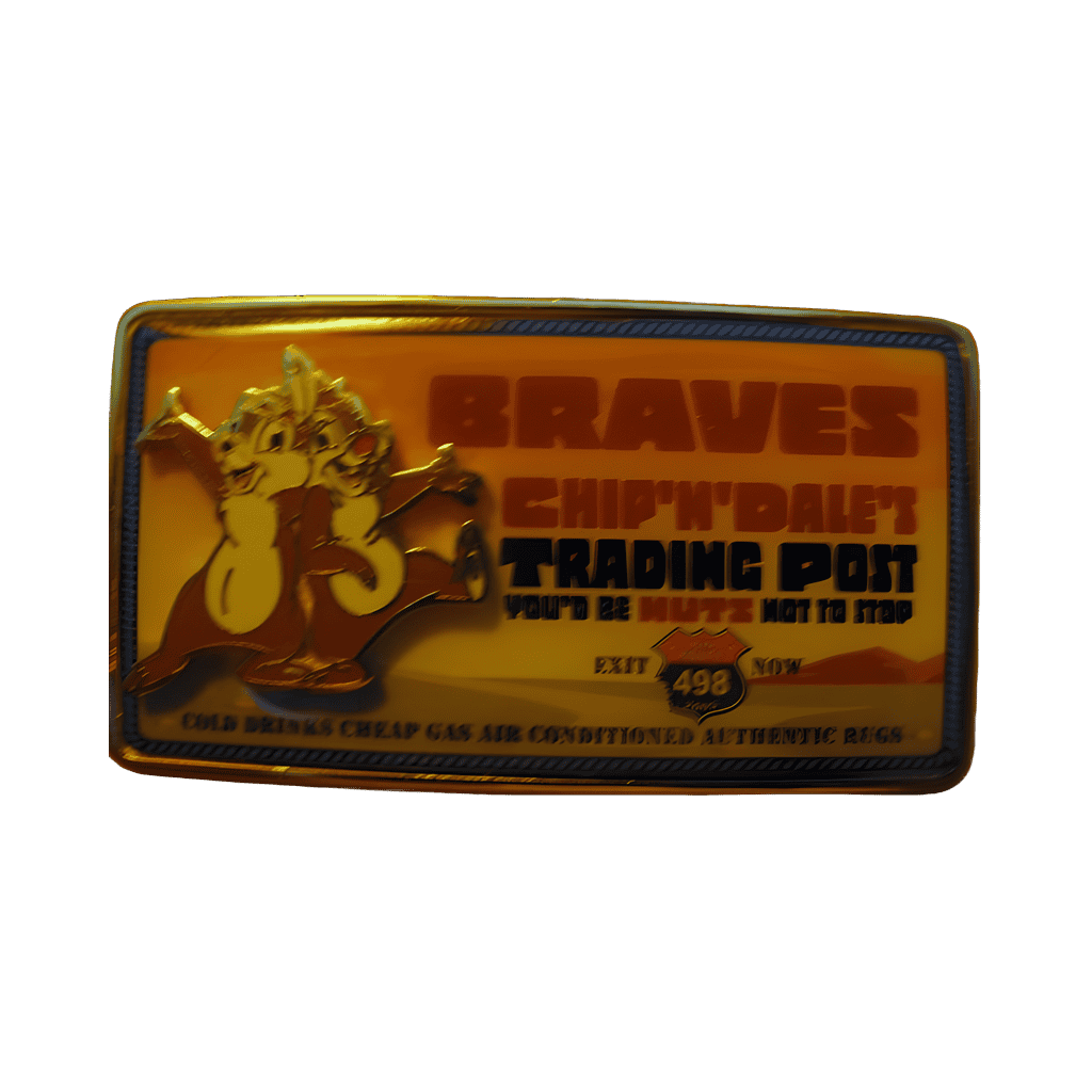 Braves Chip and Dale Trading Post Disney pin