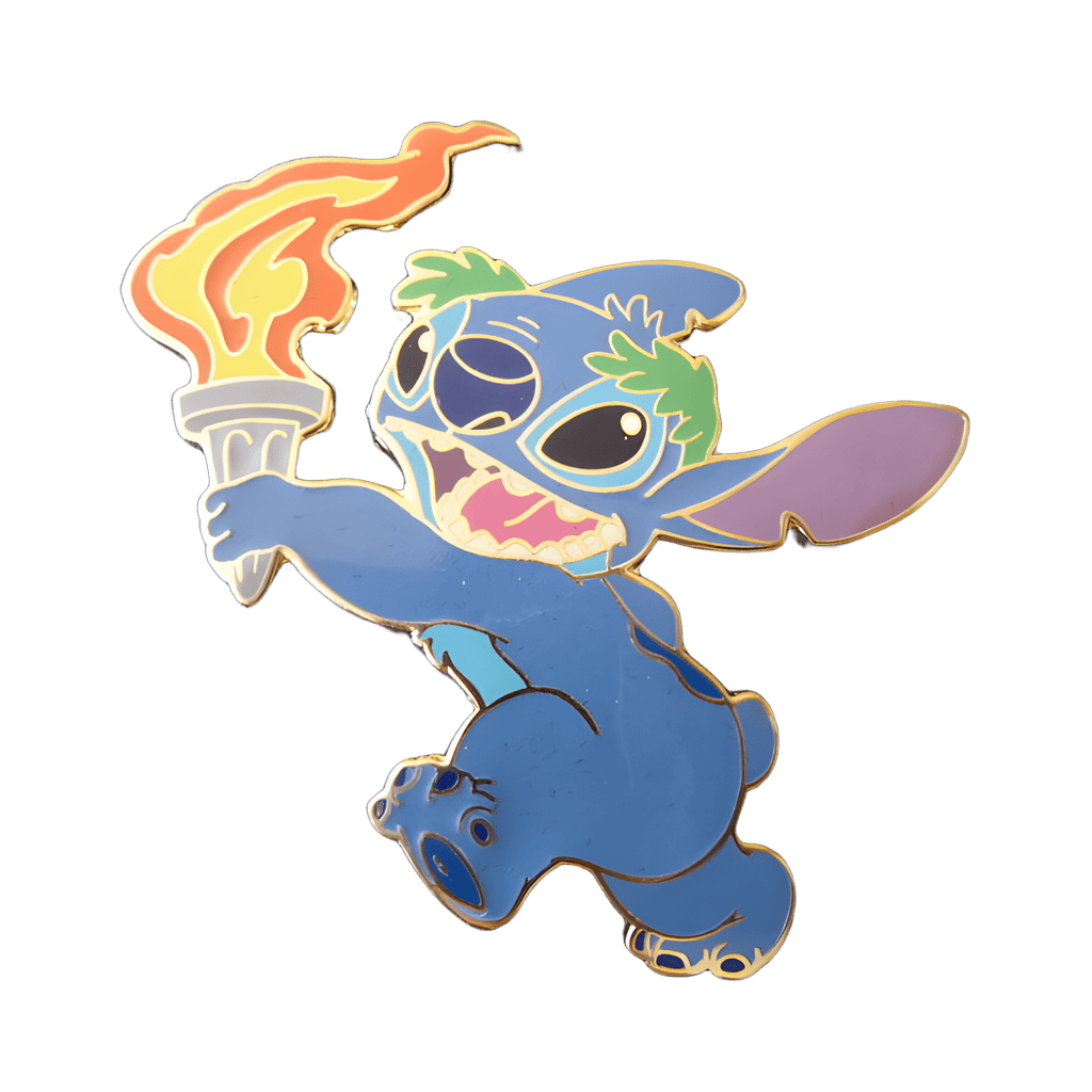 Stitch With Torch Disney pin