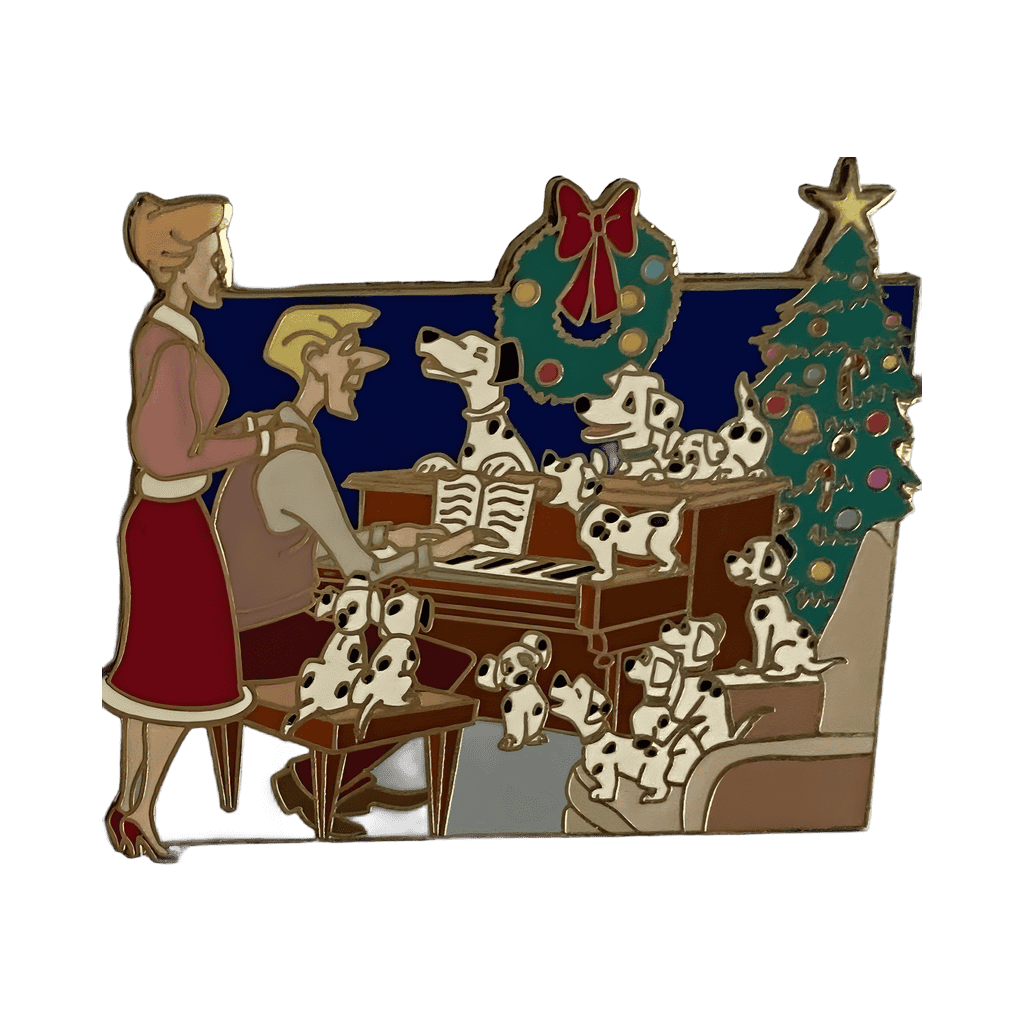 101 Dalmatians at Piano Disney pin