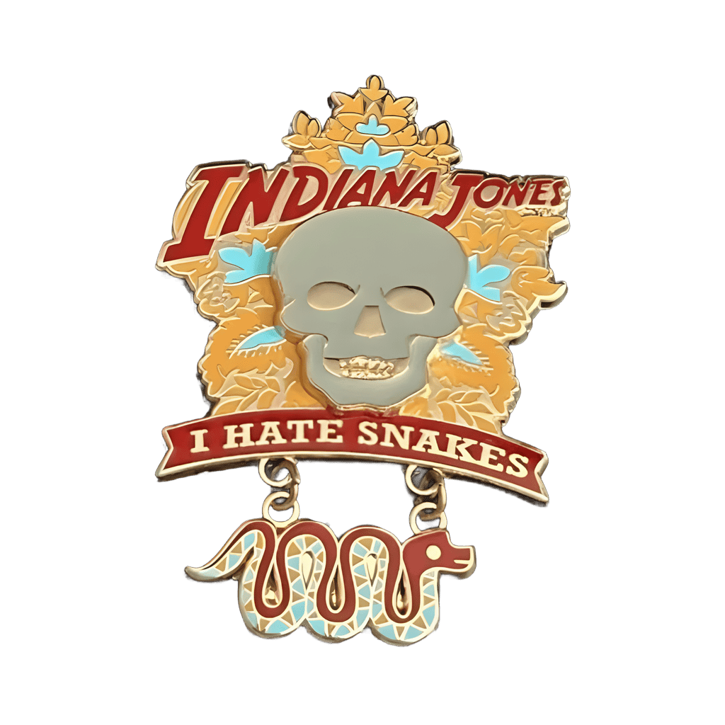 Indiana Jones - I Hate Snakes Disney pin