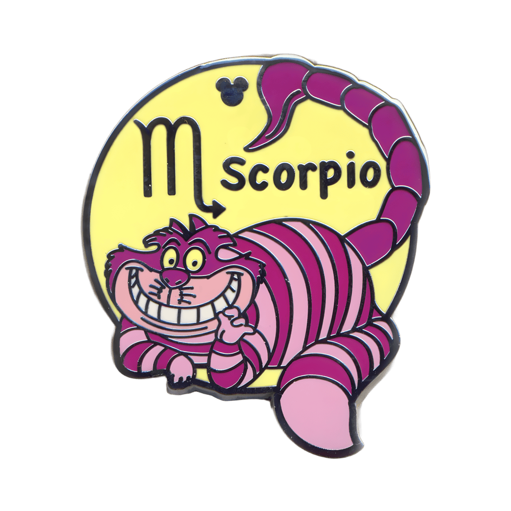 Cheshire Cat Scorpio Disney pin