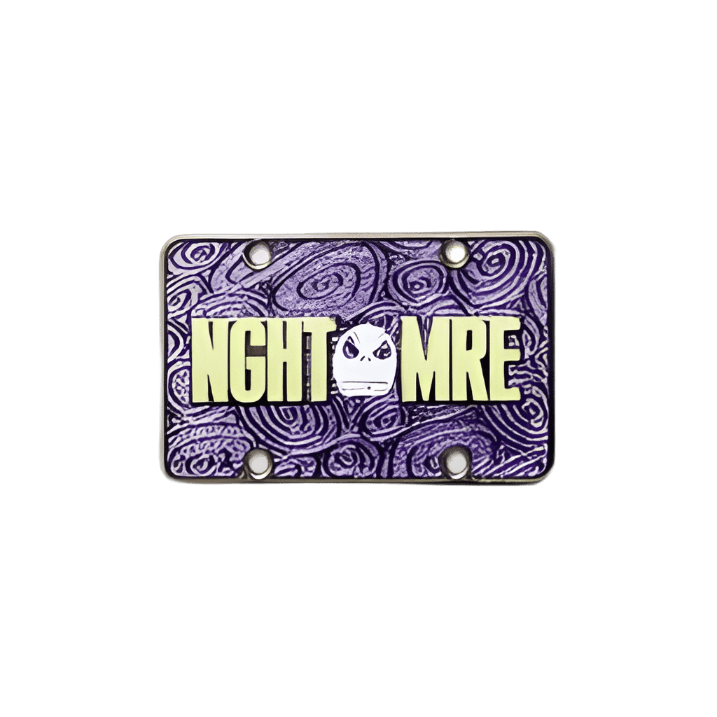 NGHT MRE - License Plate Disney pin