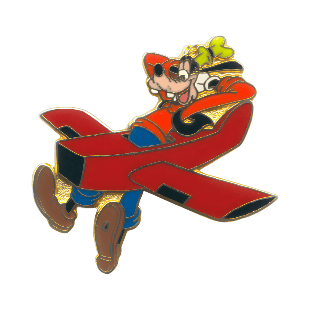 Goofy in a Red Glider Disney pin