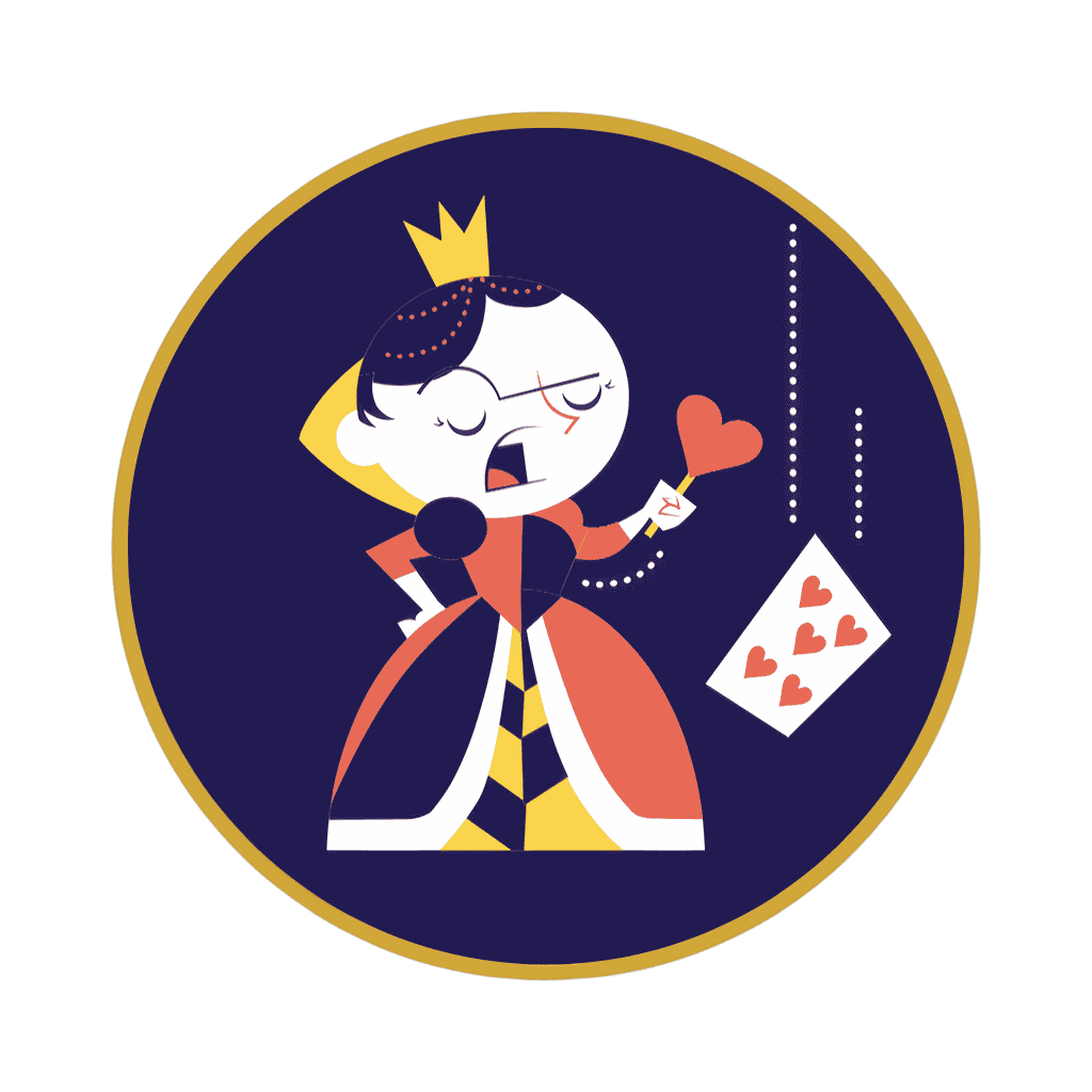 Queen of Hearts Disney pin