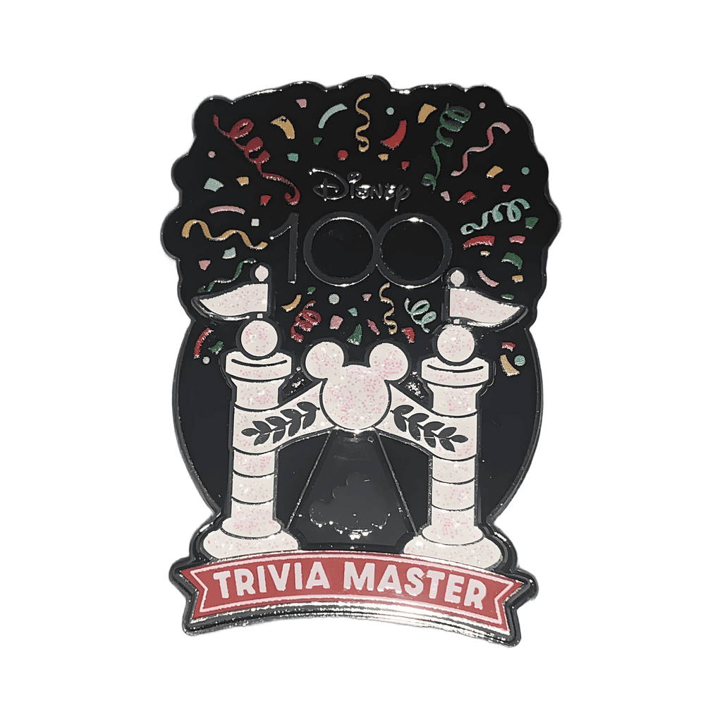 Disney 100 Trivia Master Disney pin