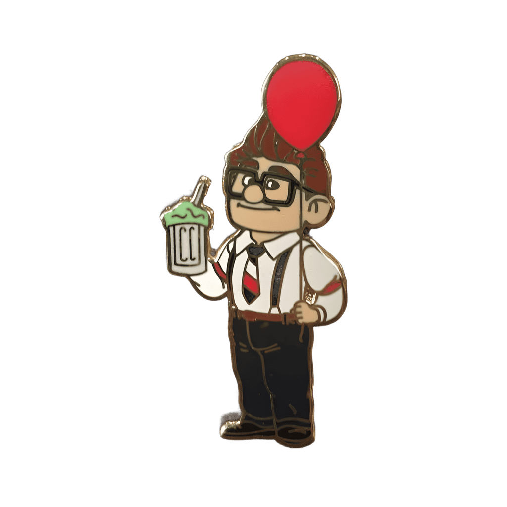 Young Carl Disney pin