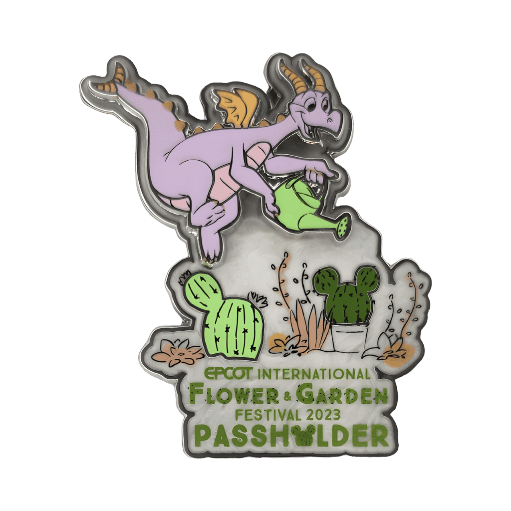 Figment Watering Cactus Disney pin