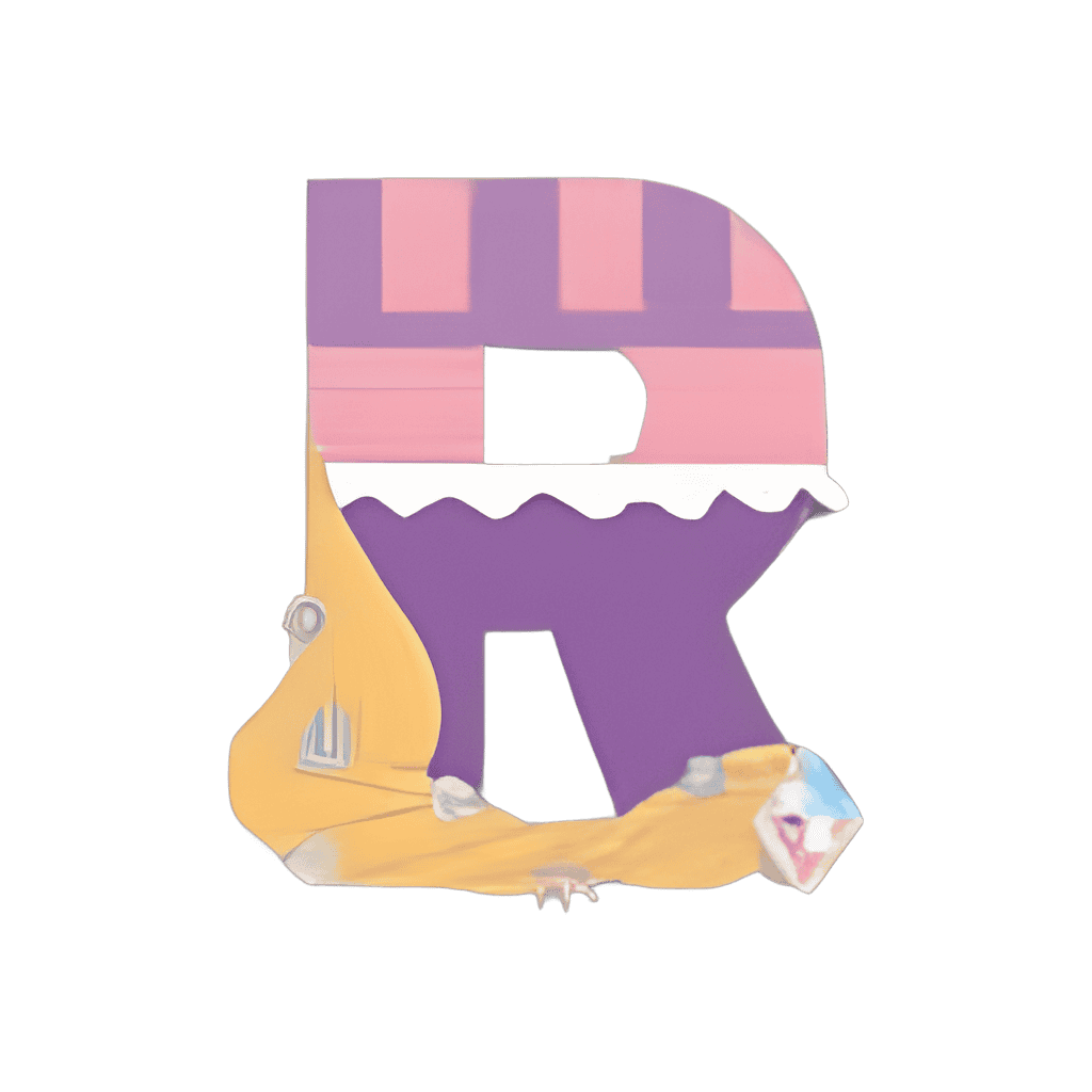 Rapunzel as ‘R’ Disney pin
