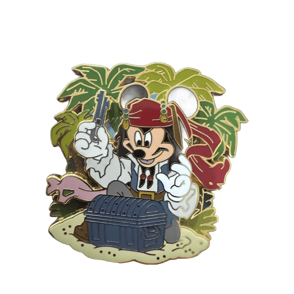 Mickey Mouse as Jack Sparrow Disney pin